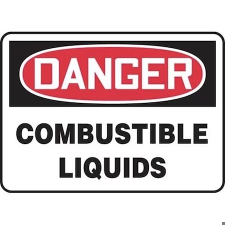 Accuform OSHA DANGER SAFETY SIGN COMBUSTIBLE MCHL199VS MCHL199VS